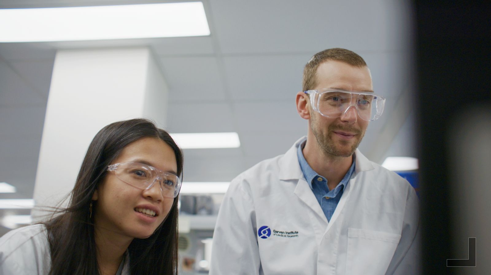 Video still from our Garvan Institute project