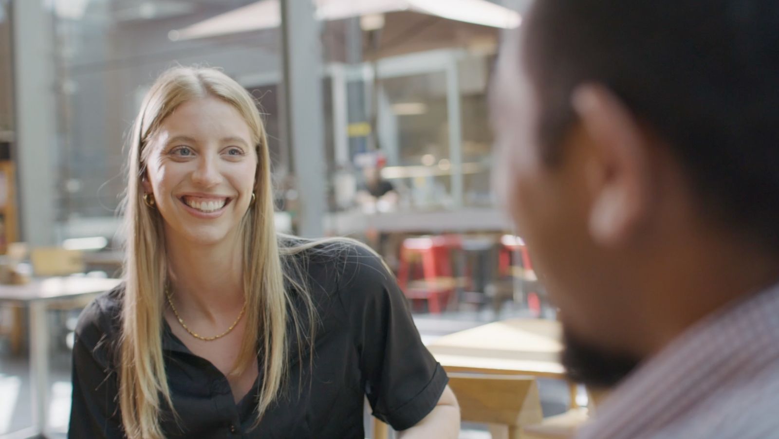 Video still from our Randstad project