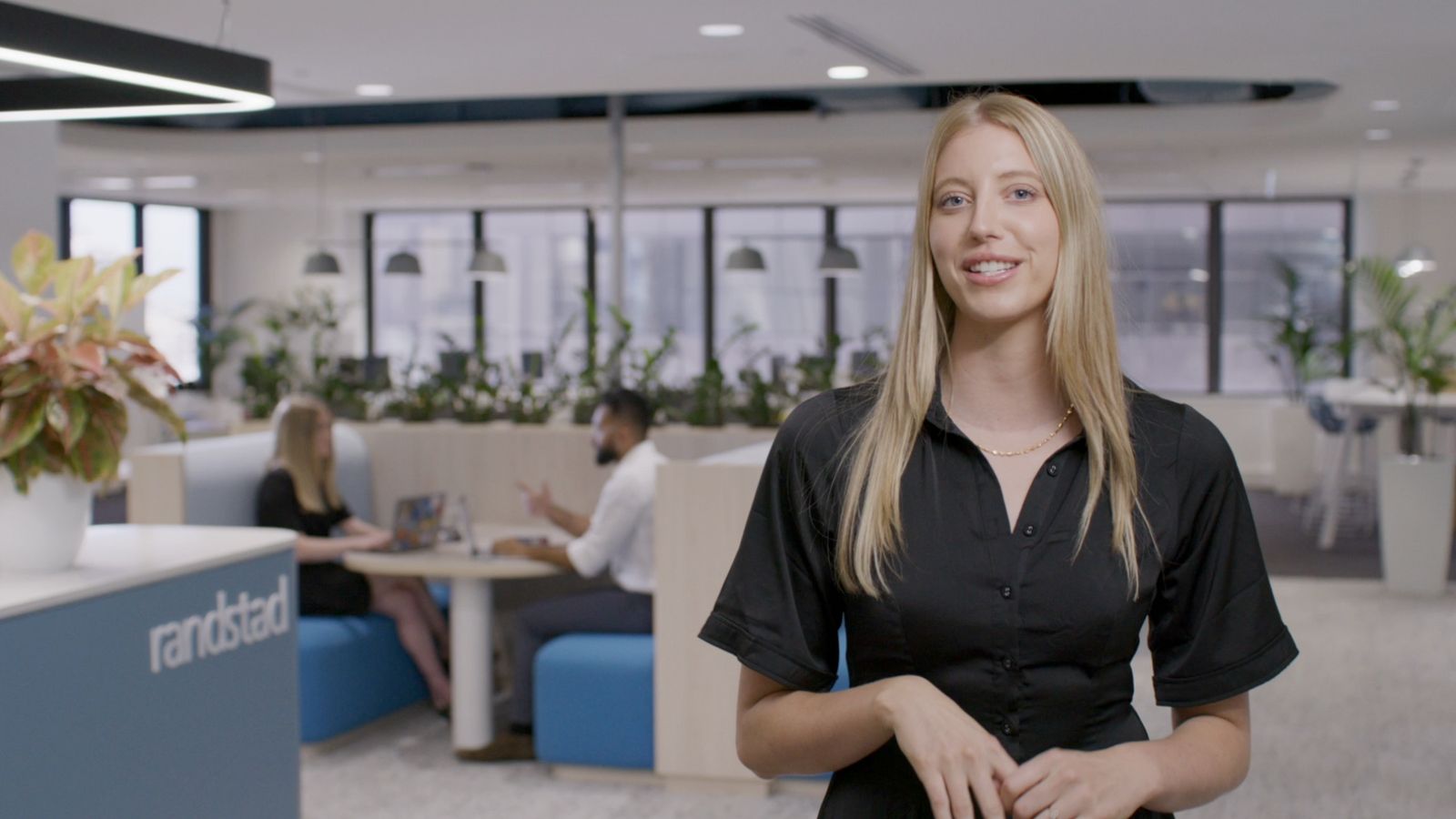 Video still from our Randstad project
