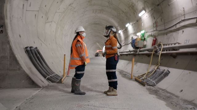 Still from Women Building the Future