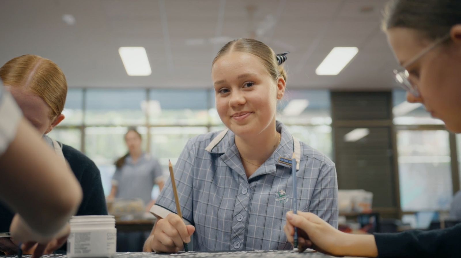 Video still from our St Mary Star of the Sea College project